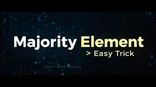 169 Majority Element | LeetCode Problem Explained Step by Step | DSA Made Easy | Learn With Abhinay