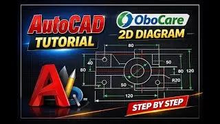 AutoCAD 2D Diagram Drawing Step by Step | Beginner Friendly