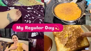 A day In My Life🌼 Travel/ Besan chilla/ Chicken Sandwich/ House cleaning😀😀