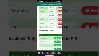 Teacher's Mark's entry system on school master application