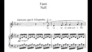 Gabriel Faur&eacute; - 3 Songs, Op.18