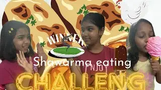 Shawarma eating challenge # food # shawarma