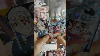 DEMON SLAVER! ANIME CARD BATTLE! #anime #unpacking #demonslayer #krd
