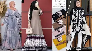 Model tunik dan gamis terbaru 2020 terlaris saat ini