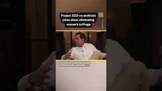 Project 2025 Adviser Jokes About Abolishing the 19th Amendment