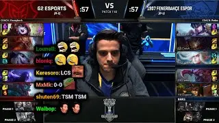 G2 vs FB | 2017 Worlds Day 3 | Twitch VOD with Chat