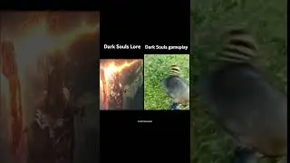 Dark souls Lore vs Gameplay #darksouls
