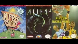 Alfred Chicken, Alien 3 and All Pro Basketball for NES