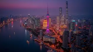 Shanghai Night Jazz & Soulful R&B Grooves | City Lights Ambience &ndash; Focus & Study