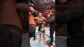 Jorge Masvidal didn't wrap the BMF belt around  Justin Gaethje after his KO win #ufc #mma #fight