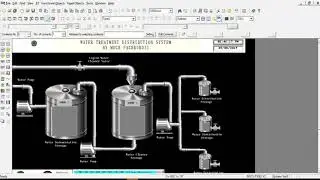 HMI WATER TREATMENT DISTRIBUTION SYSTEM MENGGUNAKAN CX-DESIGNER