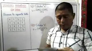 TERCERO DE PRIMARIA - RAZONAMIENTO MATEMÁTICO - OPERADORES MATEMÁTICOS CON TABLAS
