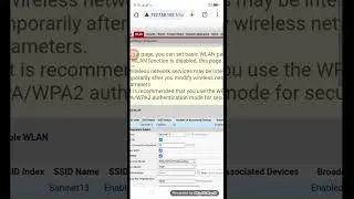 Hawei router password change and user information