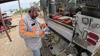 HOW TO replace the fan motor on a CAT 236 skid steer.