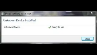 How to install unknown device driver in Windows 10,7,8 and 11