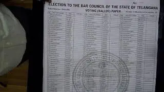 Bar Council Election Counting Day 8