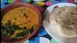 Dinner recipe simple tasty mutton stew porotta