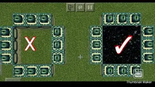 How to make correct end portal frame in minecraft PE | 100% working trick | Mr.Gamer