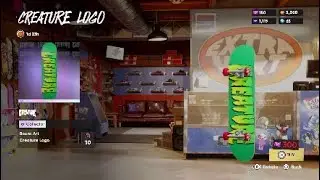 Skate 4 shop today CREATURE LOGO BOARD - January 12th