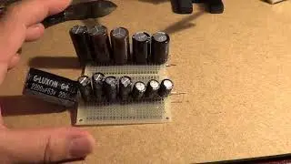 Pulse Motor Generator Over Unity Capacitor bank build for power storage on the plus motor