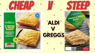 Greggs V Aldi Cheese And Onion Bakes Cheap V Steep