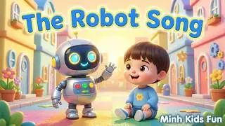 🎵 The Robot Song ⚙️ Learn About Robots & Technology | Minh Kid Funs Nursery Rhymes & Kids Songs