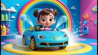 Car Wash Splash! | Bubbly Vehicle Song for Kids | Clean & Shine Rhyme Adventure