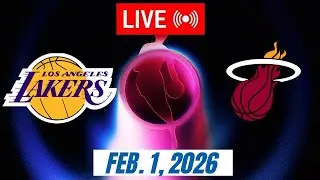 NBA LIVE! Los Angeles Lakers vs Miami Heat February 1, 2026 | 2026 NBA Season Live 2K