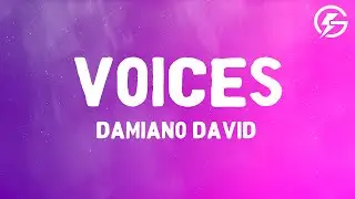 Damiano David - Voices (lyrics)