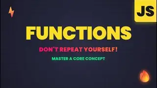JavaScript Functions (2025) : DRY, Declarations & Arrow Functions | Episode 20