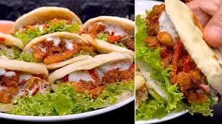 Ramzan Special Chicken Shawarma Pockets For Iftar | Better Than Restaurant | Quick And Tasty | 