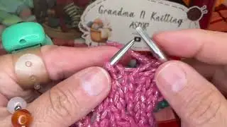 ASMR 🧶Pleasant cozy knitting corner, graceful pattern, Daily affirmation💞
