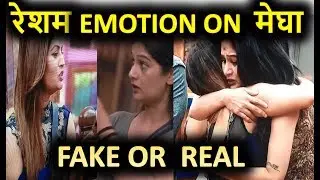 RESHAM EMOTION FOR MEGHA ON EVICTION-FAKE OR REAL ? DO COMMENT | BIGG BOSS MARATHI -DAY 43