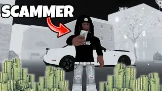 I BECAME A SCAMMER IN THIS HOOD NEW YORK RP GAME ROBLOX