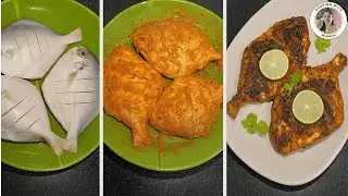  Weight loss High Protein Recipe | Pomfret Tawa Fry | Cooking With Munmun