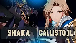 GBVS: Shaka (Vaseraga) Vs Callisto (IL) (Katalina) | High Level Gameplay.