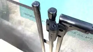 Pool Fence Self-Closing Gate Hinge Tension Adjustment