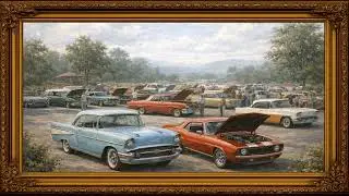 A Weekend Afternoon at the Car Meet | 12-Hour Ambient Photo Frame Background