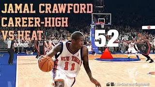 Jamal Crawford Career-High 52-PTS | 🔥 Torches Heat | Heat vs Knicks | January 26, 2007