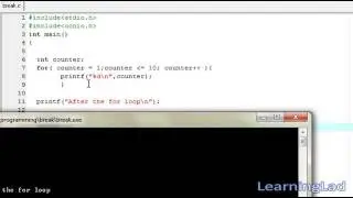 16   Break Statement in C programming Language Video Tutorials