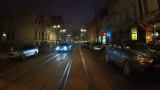 Bydgoszcz linia nr 2 Las Gdański P+R - Kapuściska (XII.2025)(jazda nocą)