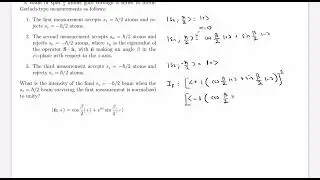 Sakurai, modern quantum mechanics, problem 1.13