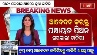ଏବେ ସବୁ ଗ୍ରାମପଞ୍ଚାୟତରେ ରହିବେ ସରକାରୀ ପିଅନ | Govt Pion Job For Odisha Panchayat | Online Apply 