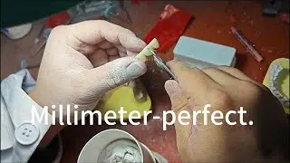 Porcelain Crown Refinement: Precision Work#crownrefinement#drillsounds#dentalASMR