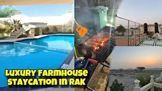 Farmhouse in UAE | A Relaxing Farmhouse Staycation in Ras Al Khaimah #vlog #uae #bbq #farmhouse 