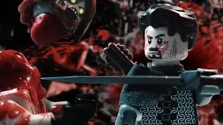 Zombies vs. a LEGO Knight