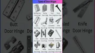 types of door hinges #hinges #doors