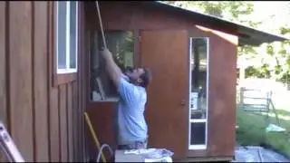 Funny... Wasp stings man while wife laughs!