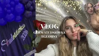 GRWM na studni&oacute;wkę + egzaminy zawodowe | makijaż , pogadanka - vlog