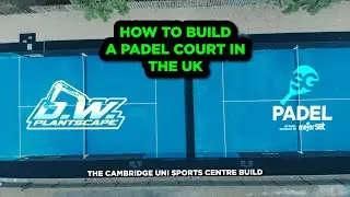 Behind The Scenes Padel Court Construction | Cambridge University Sports Centre | Groundworks